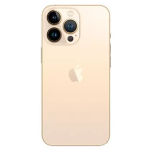 "Gold iPhone 13 Pro Max with 6.7-inch Super Retina XDR display, triple 12MP rear cameras, and 256GB storage, showcased on a clean background." iPhone 13Pro Gold