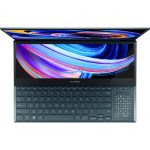 ASUS ZenBook Pro Duo 15 OLED laptop with dual 4K screens, multi-touch display, and sleek design, showcased by Camera Stuff Kenya.