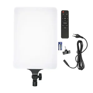 Professional 16-inch LED Video Soft Light Panel with adjustable tripod stand & phone holder for DSLR cameras in Kenya