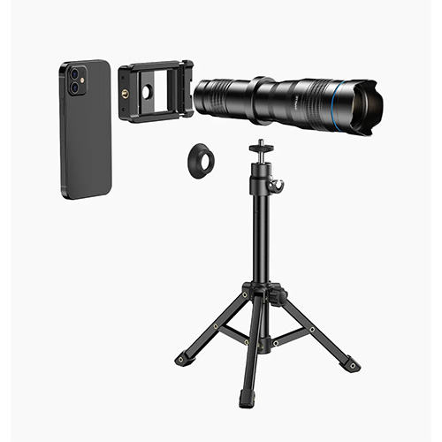 Apexel 36x Telephoto Zoom Lens with Tripod for Smartphones – ideal for mobile photography and camera lens alternatives in Nairobi
