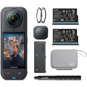 Insta360 X5 360 Action Camera Essentials Bundle with 5.7K video and FlowState Stabilization - Available in Kenya at CameraStuff Kenya