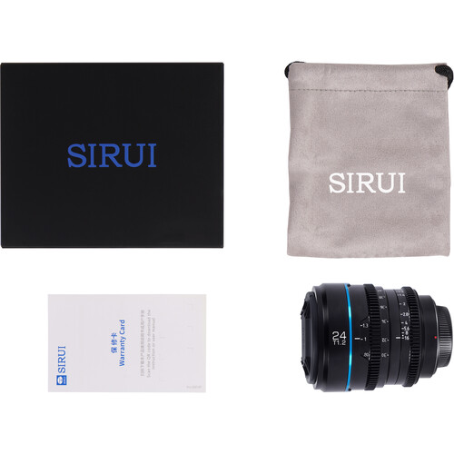 Sirui Night Walker 24mm T1.2 S35 Cine Lens for Sony E-mount cameras - ultra-fast low-light lens for filmmaking in Kenya