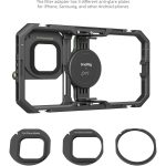 SmallRig x Brandon Li All-in-One Mobile Video Cage with dual handles and filter mount for smartphone filmmaking in Kenya.