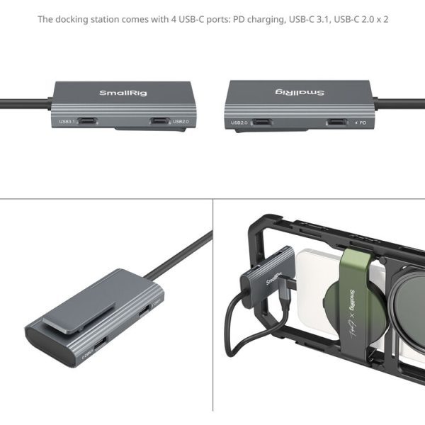 SmallRig x Brandon Li All-in-One Mobile Video Cage with dual handles and filter mount for smartphone filmmaking in Kenya.