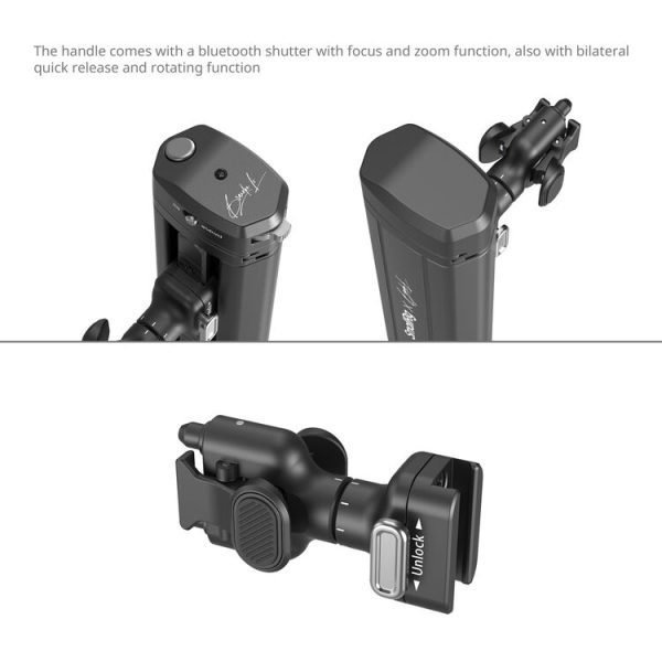 SmallRig x Brandon Li All-in-One Mobile Video Cage with dual handles and filter mount for smartphone filmmaking in Kenya.