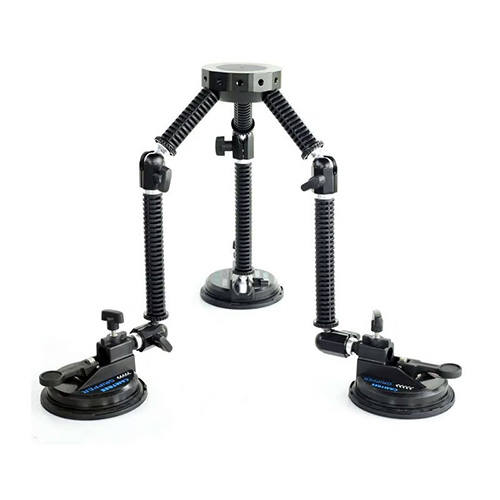 Camtree G-51 Gripper Campod Suction Cup Car Mount rigged on a vehicle hood at Camera Stuff Kenya.