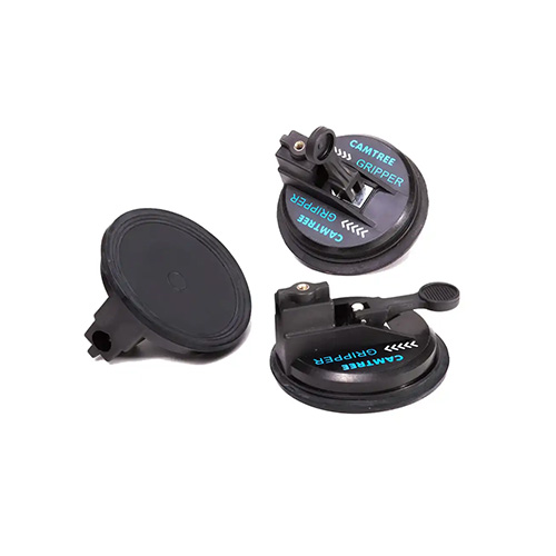 Camtree G-51 Gripper Campod Suction Cup Car Mount rigged on a vehicle hood at Camera Stuff Kenya.