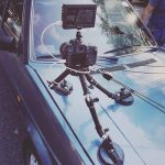 Camtree G-51 Gripper Campod Suction Cup Car Mount rigged on a vehicle hood at Camera Stuff Kenya.