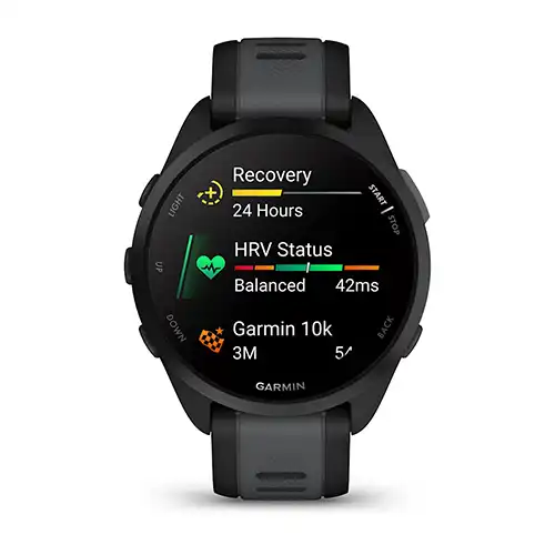 The Garmin Forerunner 165 Kenya edition with AMOLED display at Camera Stuff Kenya.