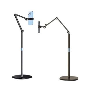 Phone Holder Stand 360 Rotatable Flexible Base clamped to a desk at Camera Stuff Kenya.