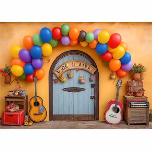 Bonvvie Balloon Decoration Photography Background for professional birthday shoots at Camera Stuff Kenya.