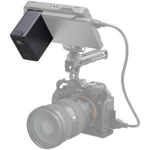 SmallRig L-Series/NP-F970 USB-C Camera Battery (Black) with OLED display for professional video.