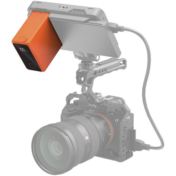 SmallRig L-Series/NP-F970 USB-C Rechargeable Camera Battery (Orange) at Camera Stuff Kenya.