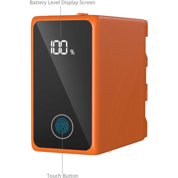 SmallRig L-Series/NP-F970 USB-C Rechargeable Camera Battery (Orange) at Camera Stuff Kenya.