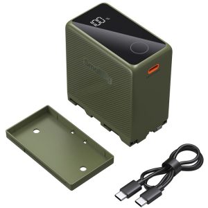 SmallRig L-Series/NP-F970 USB-C Rechargeable Camera Battery (Green) 4577 at Camera Stuff Kenya.