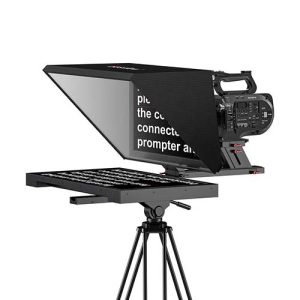Desview DT20 Dual-Screen 20 inch Teleprompter Kit Kenya with two synchronized displays for interviewer and guest prompting