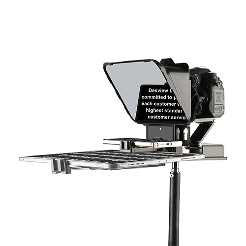 Desview P8 Teleprompter Kenya with universal mounting for mobile phones tablets and cameras