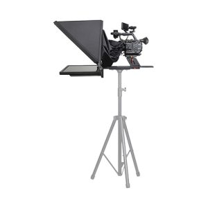 Desview T15 Set with 15" Self-Reversing Teleprompter and high-brightness monitor for studio use.