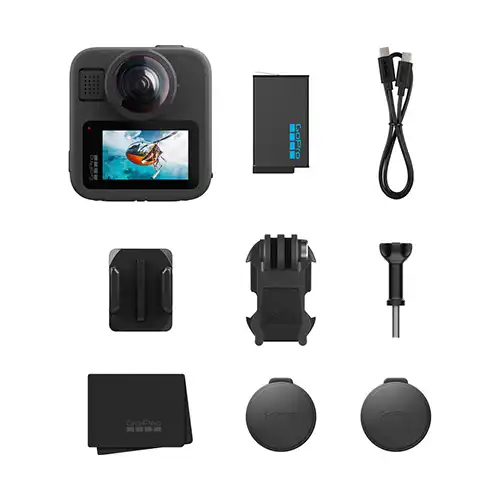 GoPro MAX2 360 Action Camera with 8K video and replaceable lenses at Camera Stuff Kenya.