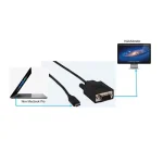 Type C to VGA Video Active Adapter Cable for MacBook and Laptop connectivity.