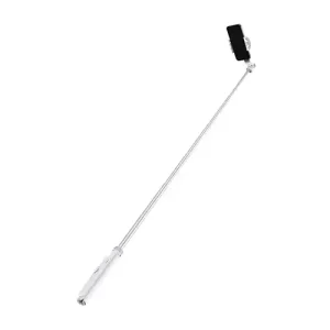 ULANZI TT88 Magnetic Tripod for iPhone 17, 57" Extendable Selfie Stick w Remote, 2-in-1 Phone Clip & Dual Cold Shoe Mounts-Lightweight Phone Tripod Stand for Vlogging, Travel, Video Recording, Black
