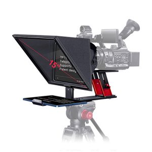Desview TP150 Portable Teleprompter for Tablets and Mobile Phones featuring 15-inch glass.