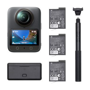 DJI Osmo 360 Action Camera Adventure Combo Kenya with dual lenses for 360° spherical video capture