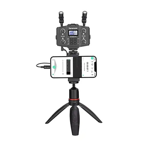 3.5mm TRS to USB-C angled adapter cable Kenya for microphone recording