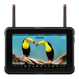 Atomos Shinobi 7 RX 7 inch HDMI SDI HDR wireless monitor with 2200nit brightness, Wi-Fi 6E receiver, touch-to-focus, and 300m range for professional film production in Kenya, sold by Camera Stuff Kenya