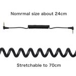 Essential camera accessories for smartphone audio recording in Nairobi 3.5mm TRS to TRRS Coiled Angled Audio Adapter Cable
