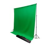 Muslin Photo Video Background and Stand (Green 2m x 3m) - Image 4