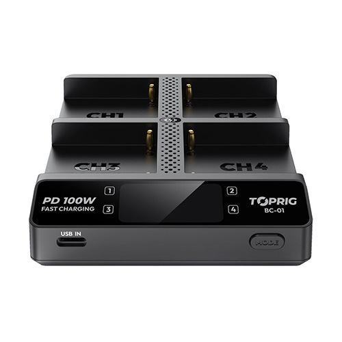 Accsoon TOPRIG 100W 4-bay NP-F fast charger in Kenya