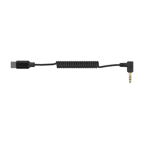 Comica CVM-D-UC II 3.5mm TRS to USB-C coiled audio adapter for smartphones in Kenya