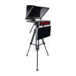 Desview DT24-M Dual-Screen High-Bright Teleprompter with 24-inch monitors for studios.