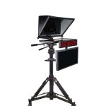 Desview DT24-M Dual-Screen High-Bright Teleprompter with 24-inch monitors for studios.