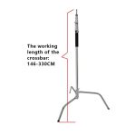 Heavy Duty C-Stand and Cross Arm Boom Kit for professional photo studios in Kenya. Heavy Duty C-Stand and Cross Arm Boom Kit in Kenya for professional photography lighting setup