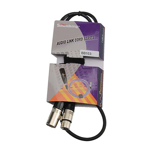 SoundKing 2M XLR to XLR microphone cable for professional audio recording in Kenya