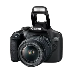 Pre-owned Canon EOS 2000D DSLR camera kit with 18-55mm lens from a certified camera store kenya