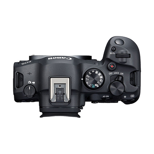 Canon R6 Mark III Kenya mirrorless camera body displayed at Camera Stuff Kenya showroom with vari-angle touchscreen