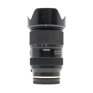Tamron 28-75mm f/2.8 G2 Lens pre-owned at Camera Stuff Kenya — professional Sony E-mount standard zoom with VXD autofocus, showing lens barrel and control ring detail.