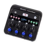 Zoom PodTrak P4next portable multitrack podcast recorder with 4 XLR inputs