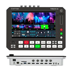 4K video switcher Kenya — CineTreak Touch-S 10-inch touchscreen HDMI/SDI switcher