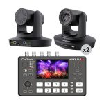 4K PTZ camera Kenya — CineTreak CT-P20H with C2S video switcher kit