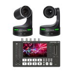 PTZ camera Kenya - CineTreak CT-PT20 NDI PTZ livestream kit with video switcher