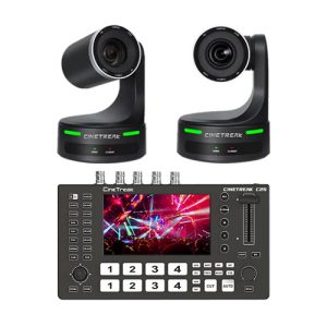 PTZ camera Kenya - CineTreak CT-PT20 NDI PTZ livestream kit with video switcher