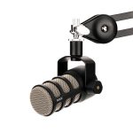 RODECaster Pro II Bundle 4-person podcasting kit with PodMic microphones and headphones