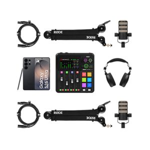 RODECaster Pro II Bundle with PodMics, PSA1+ arms, and NTH-100 headphones at Camera Stuff Kenya