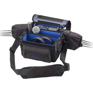Zoom PCF-8n sound bag protecting a Zoom F8n field recorder on location in Kenya